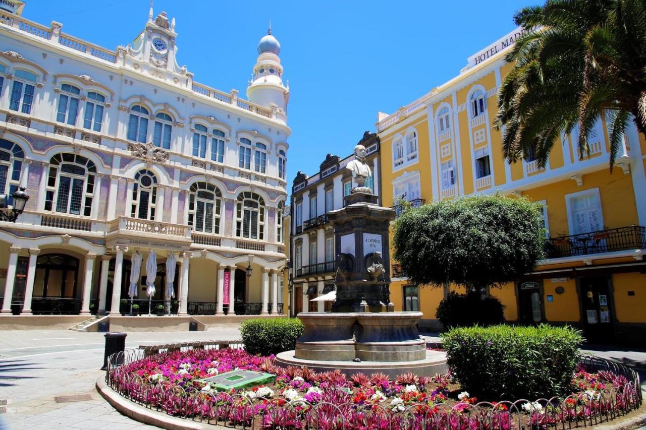 شقة Upscale***Las Canteras Beach***Balcony لاس بالماس دي غران كاناريا المظهر الخارجي الصورة