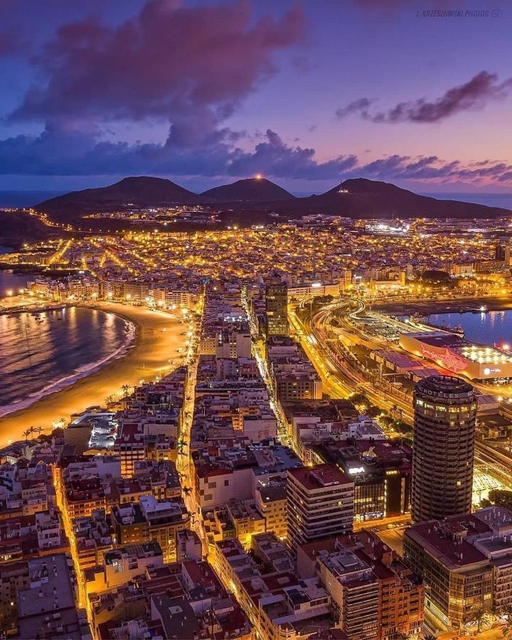 شقة Upscale***Las Canteras Beach***Balcony لاس بالماس دي غران كاناريا المظهر الخارجي الصورة